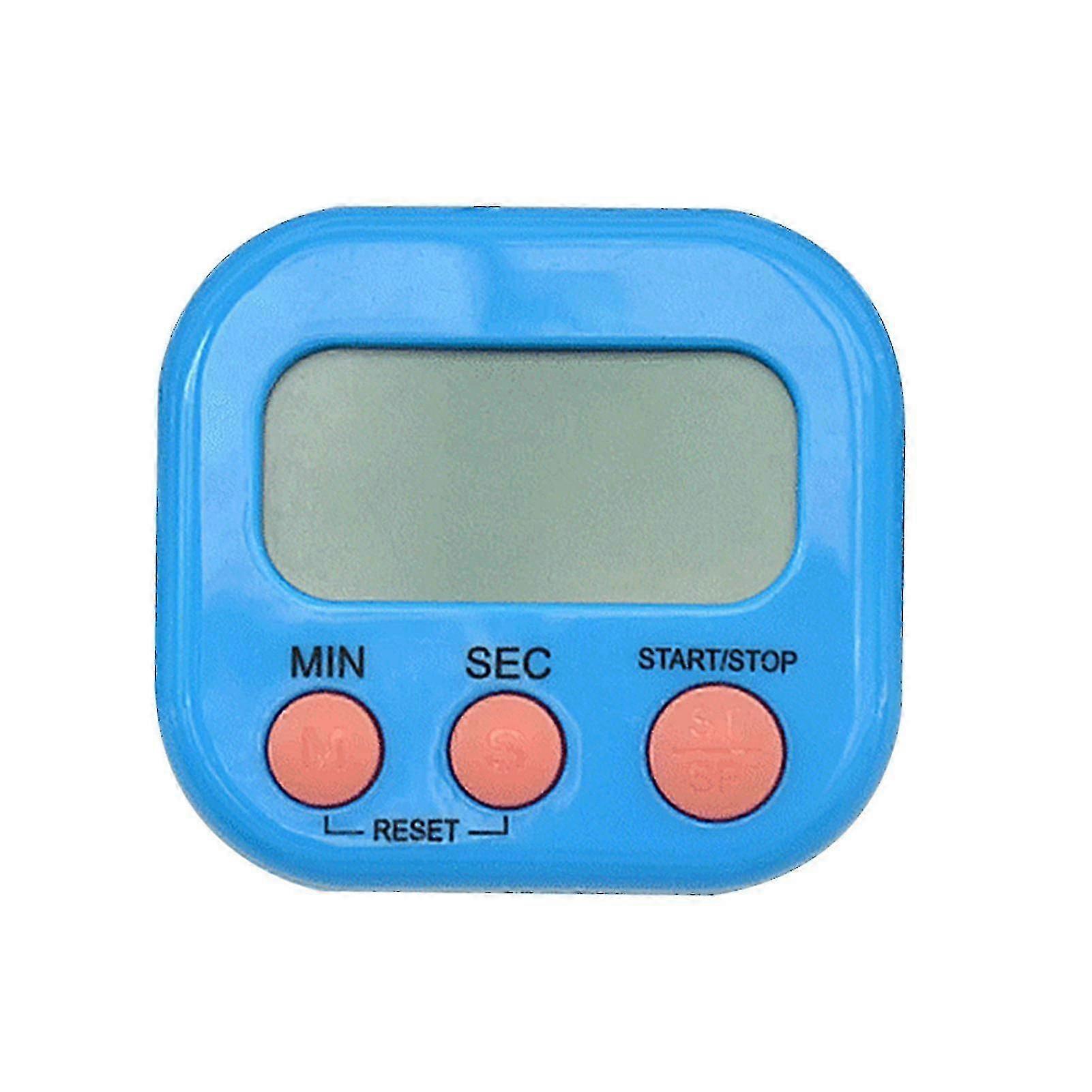 Kitchen Timer, LCD Digital Display with Large Clear Numbers, Loud Alarm, Magnetic Back, Retractable Stand & Hook, Mini Portable