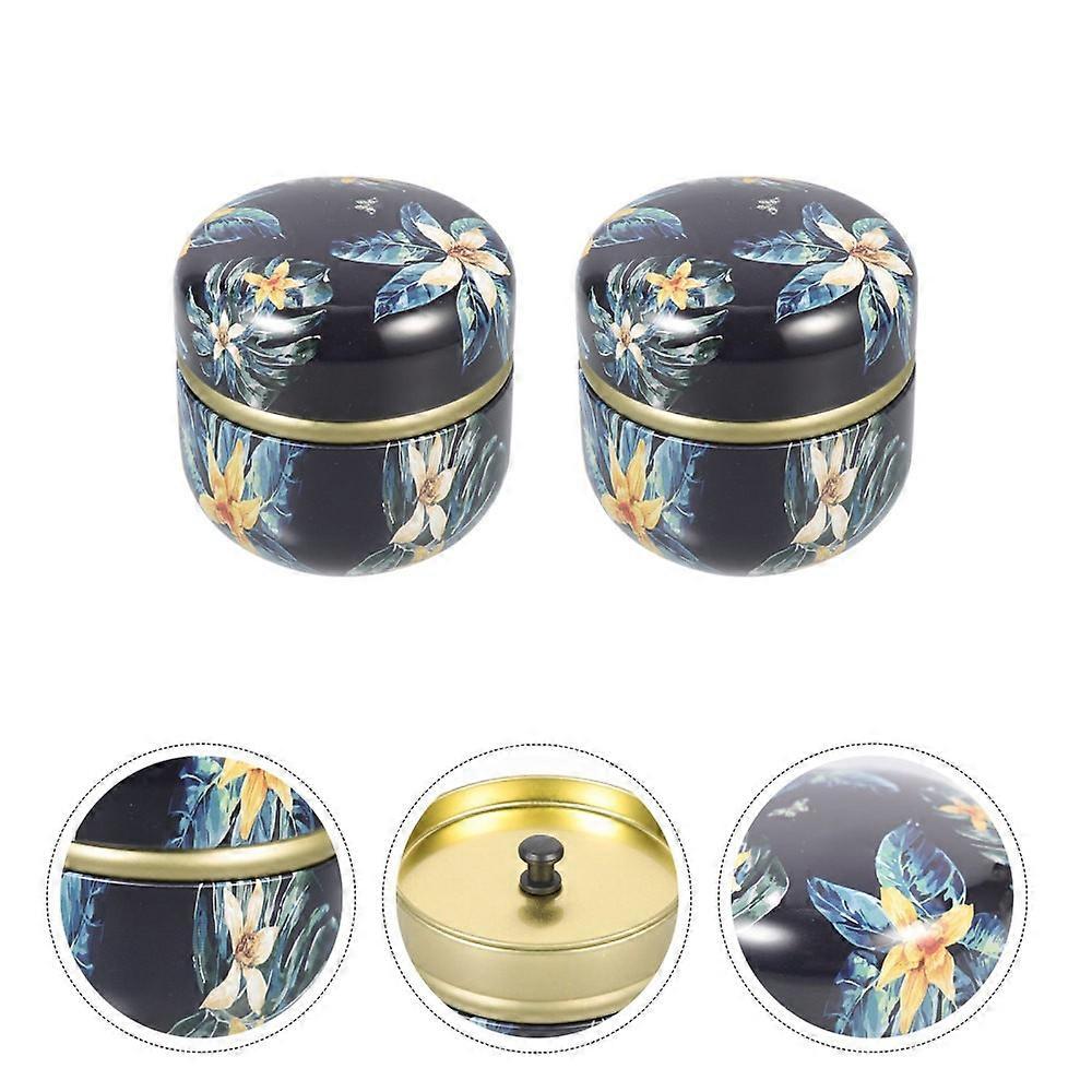 2PCS Small jars Loose Powder Container Take Out Containers with Lids