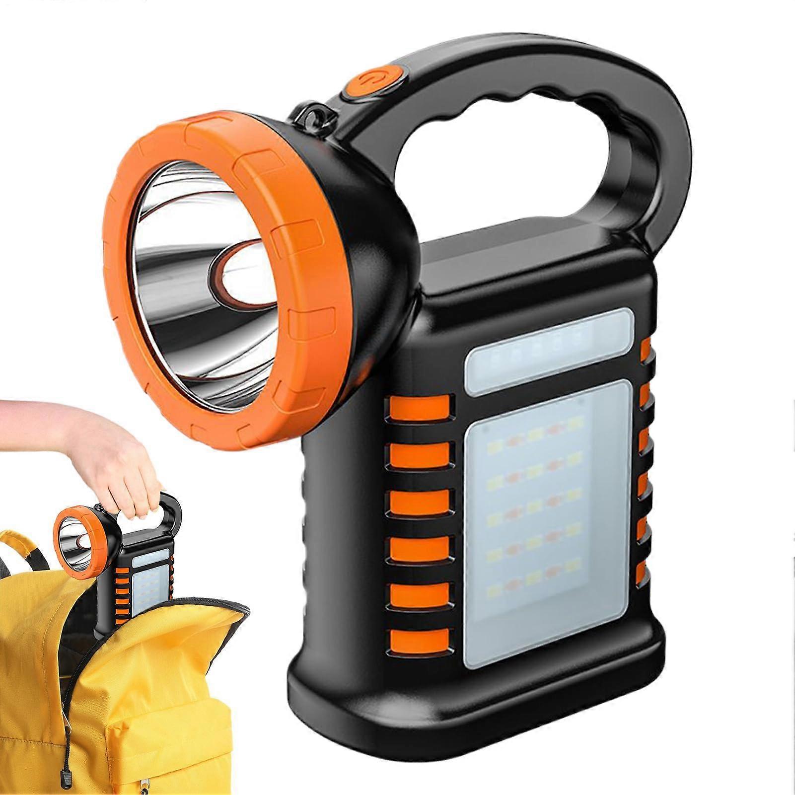 LED Work Light Rechargeable 4000mAh SolarPowered Portable Lantern For Backyard Workshop Garage Mechanic 3 Modes