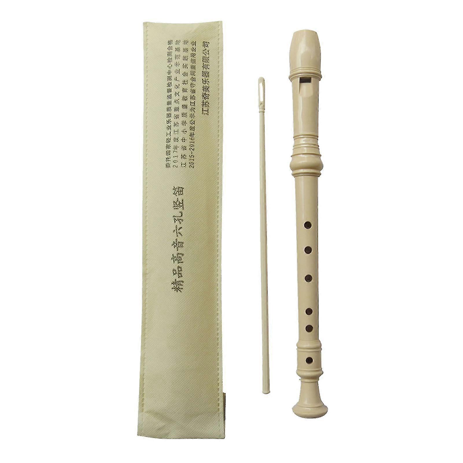 25-26 8 Hole Clarinet for Beginners Treble C Key Recorder Plastic Wind Instrument Removable Joint