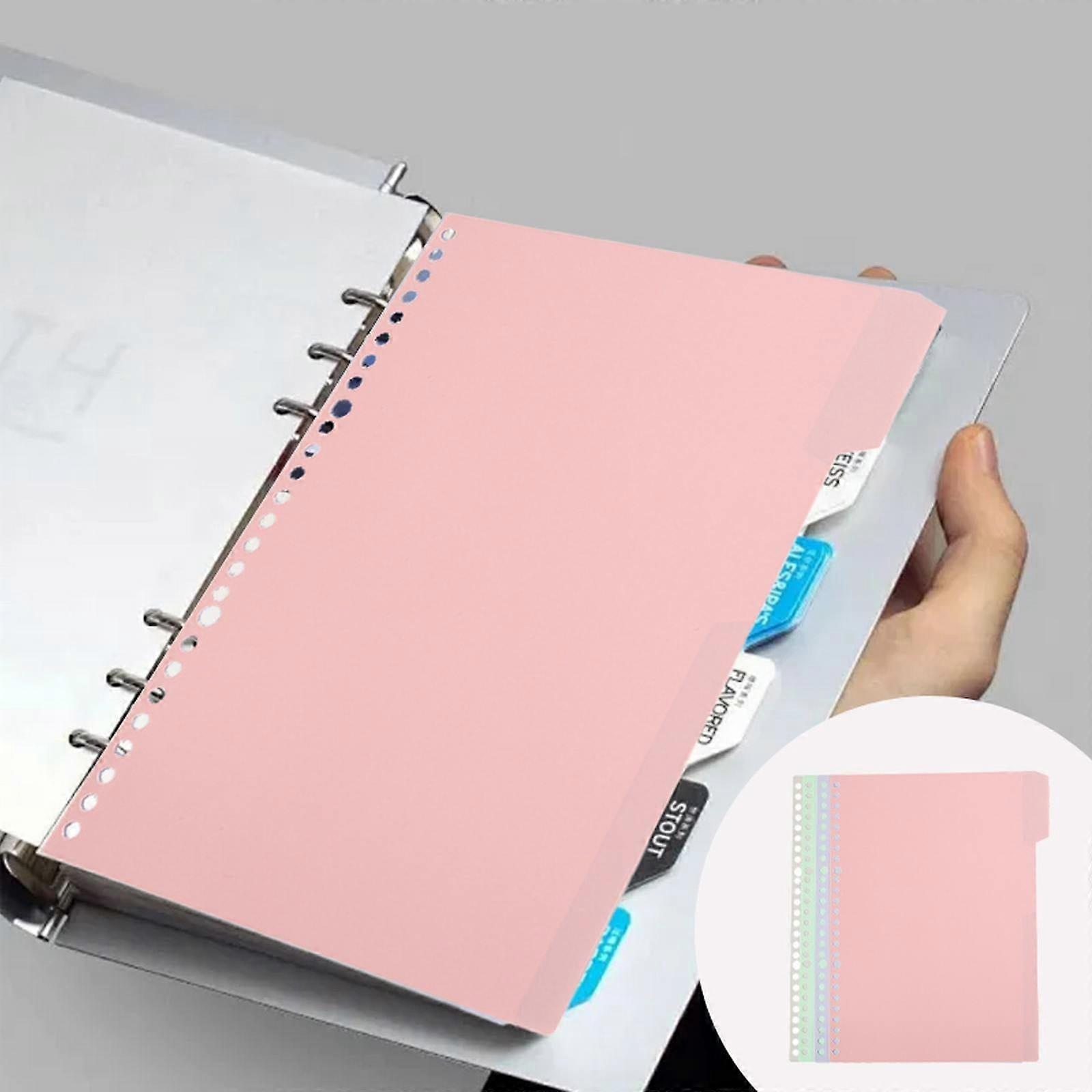 Poaug Dividers with Tabs, 4-Pack Divider Set with Write-on Tabs for School, Home, Office Organizer, Compatible with Markdown!