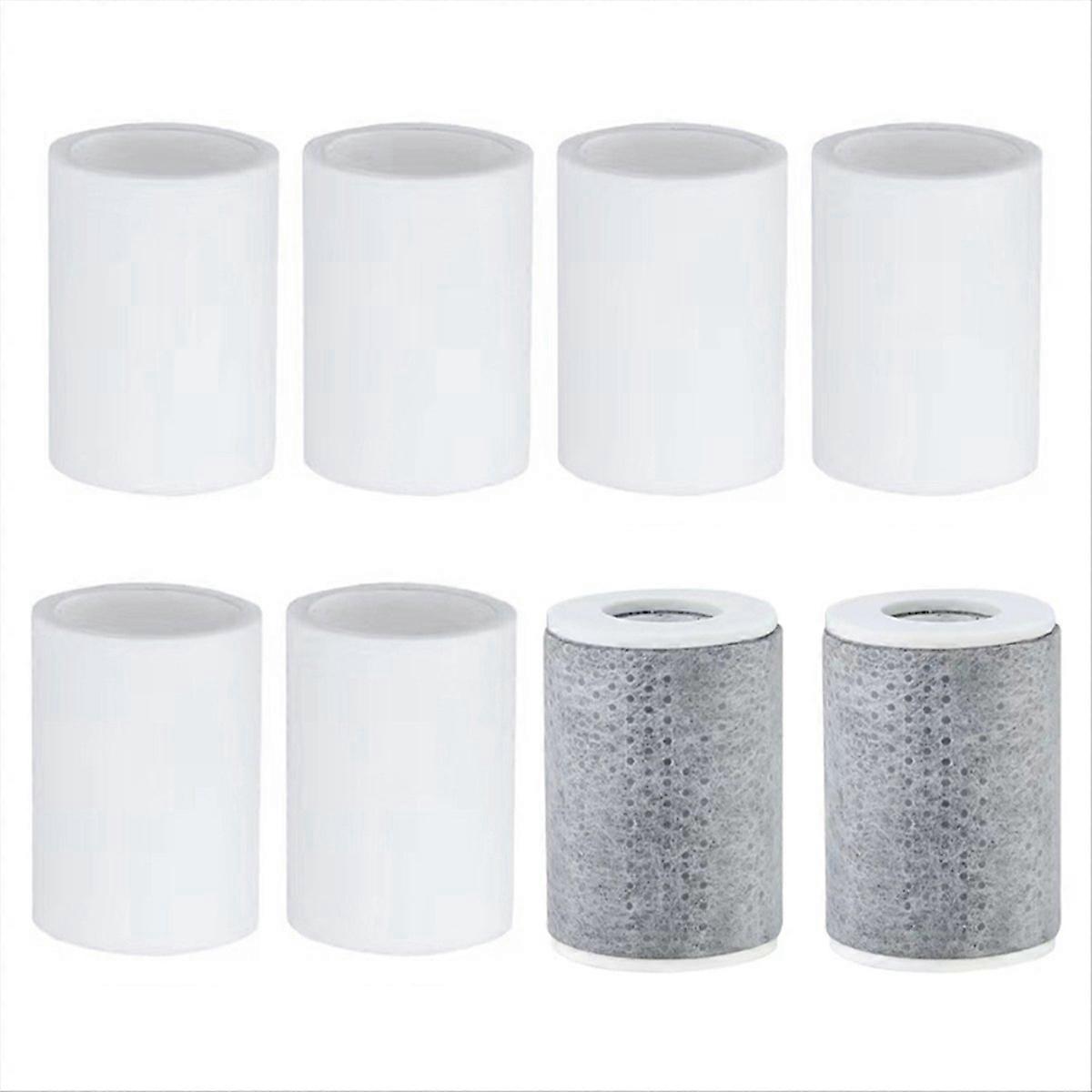 Faucet Extender Filter,8pcs Replacement Set with 2 Carbon Fiber