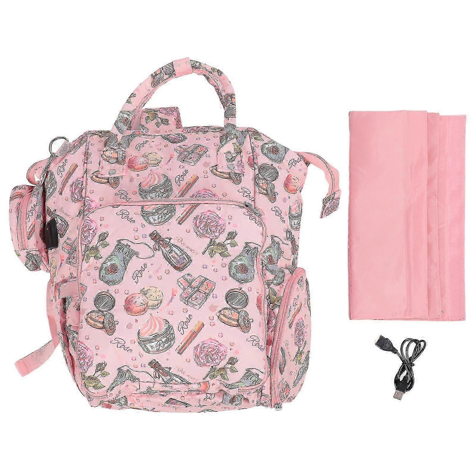 Waterproof Large Capacity Knitting & Crochet Backpack with USB Charging Port for Hooks & Needles