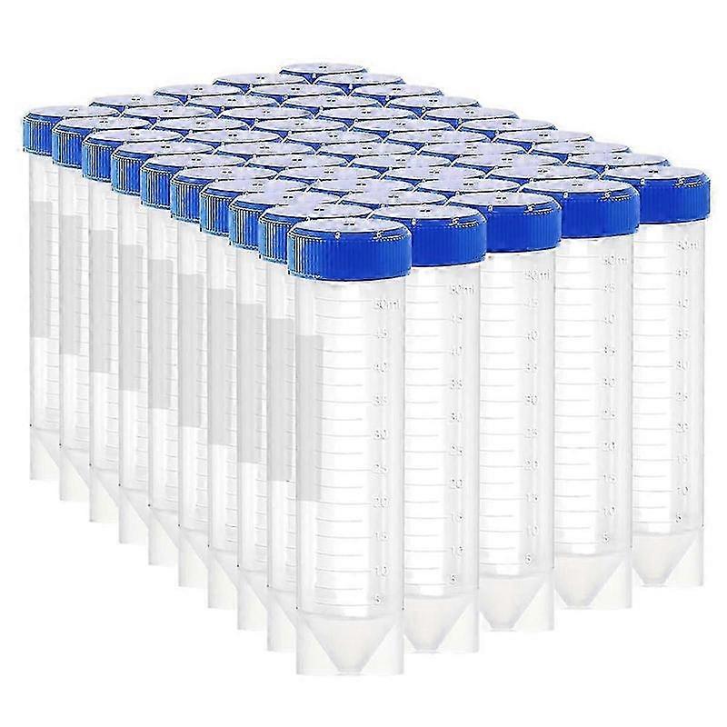 50ml Plastic Centrifuge Tubes with Screw Cap, Conical Tubes with Cap 2025
