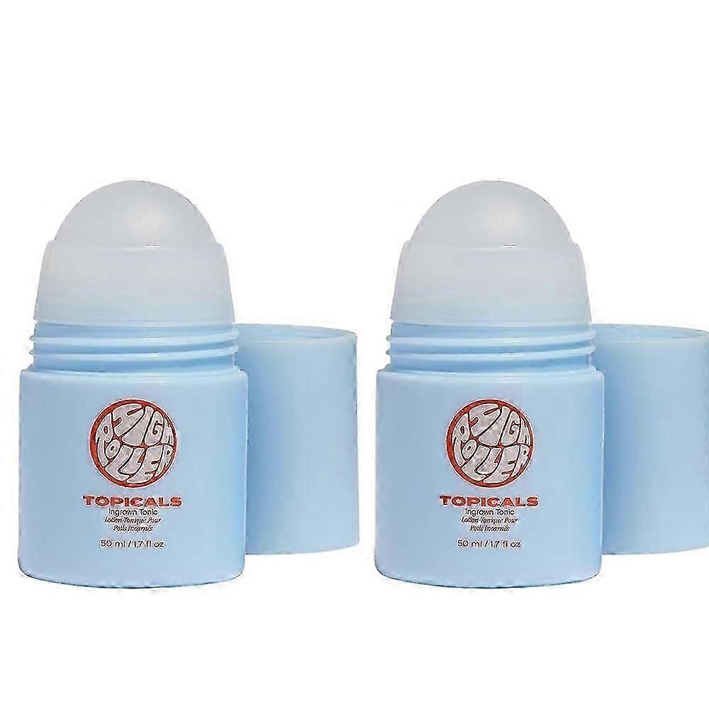 Topicals High Roller Ingrown Hair Serum | Roll-on Tonic to Soothe and Calm Irritated Skin on Face, Armpits and Bikini Areas