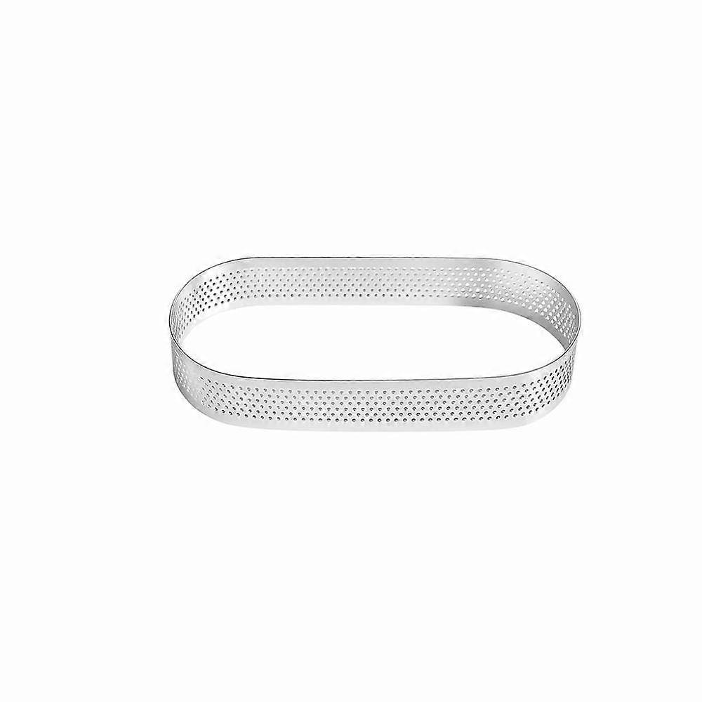 Oval Rectangle Shape Perforated Tart Ring Cookies Cutter  Baking Dessert Preparation