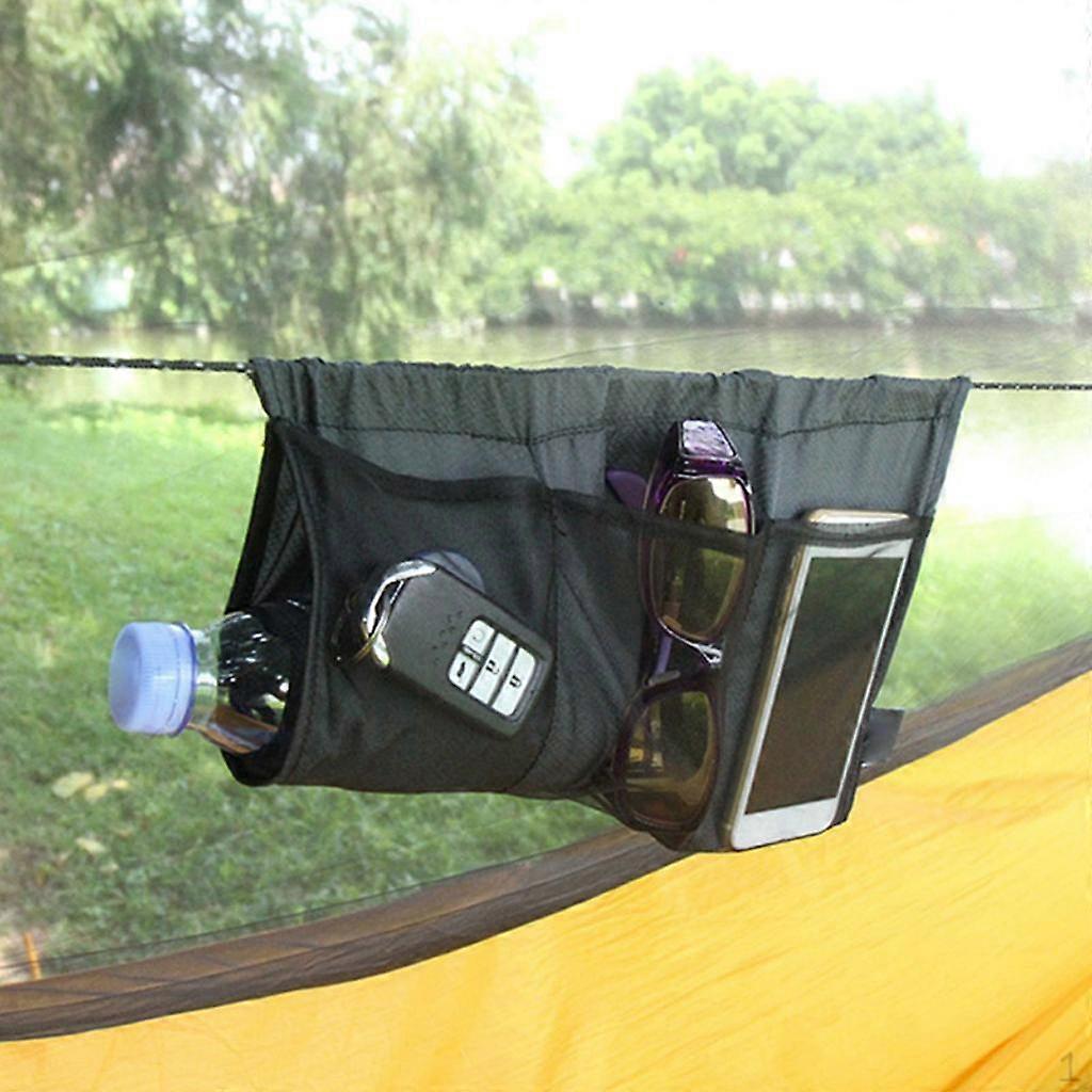 2 Pack Mesh Holder Stuff Sack for Camping Hammock Swing