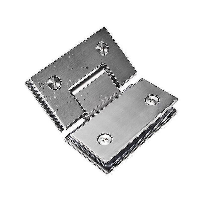 135 Frameless Shower Hinge Bracket Durable 304 Steel 2pcs