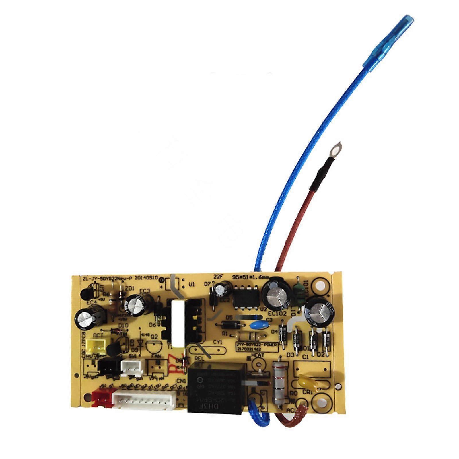 Power Board with 5 Socket Outlets for Computer and Circuit Replacement Compatible with