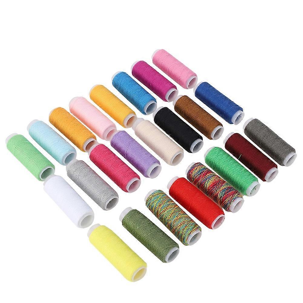 24 Colors Flat Waxed Thread Cord Cloth String Spool for DIY Beading Jewelry Bracelet