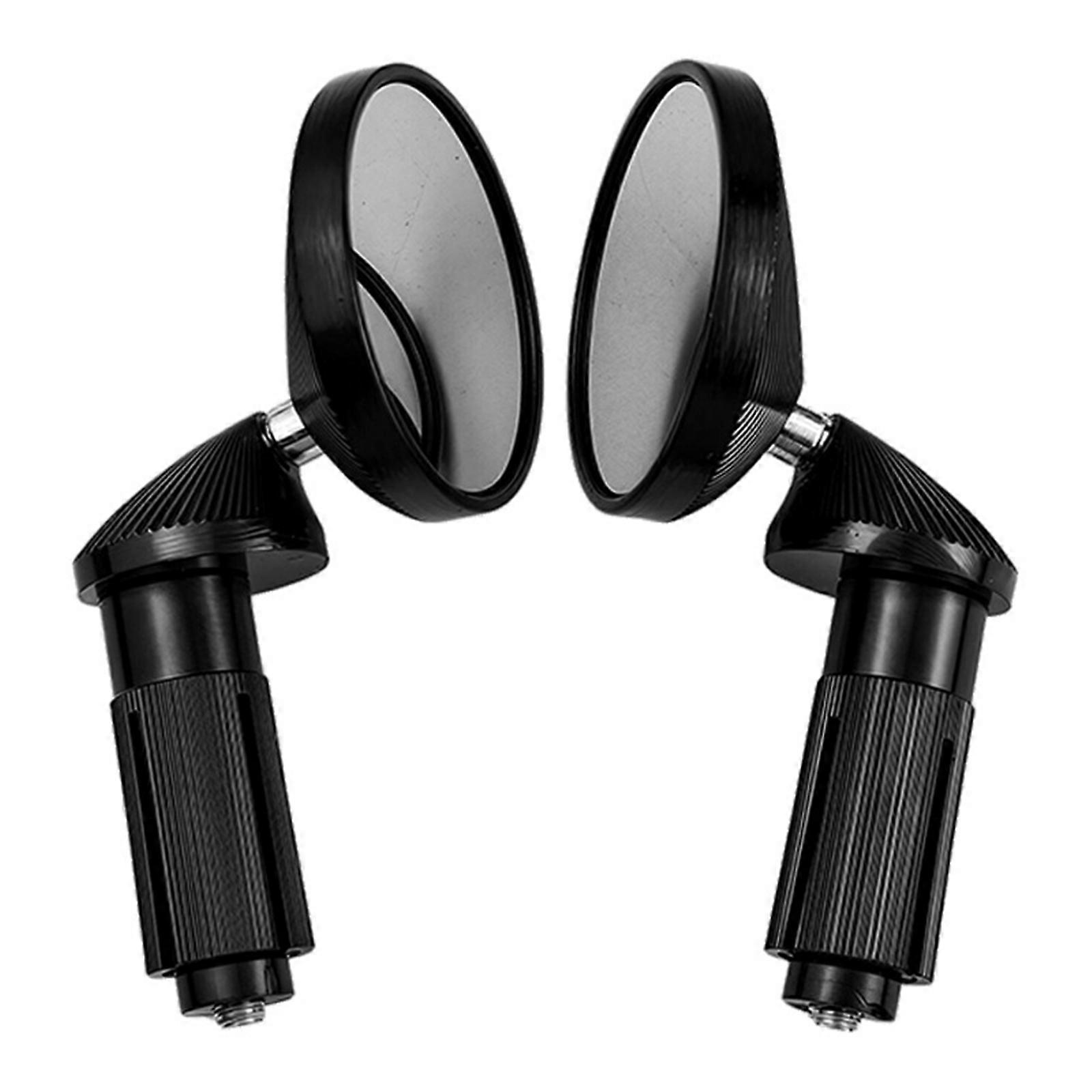 2Pcs Against Effect Motorbike Side Reflectors Thin Aluminum Mixture Building Quick Mounting Set For Cycle Modification Multicolor