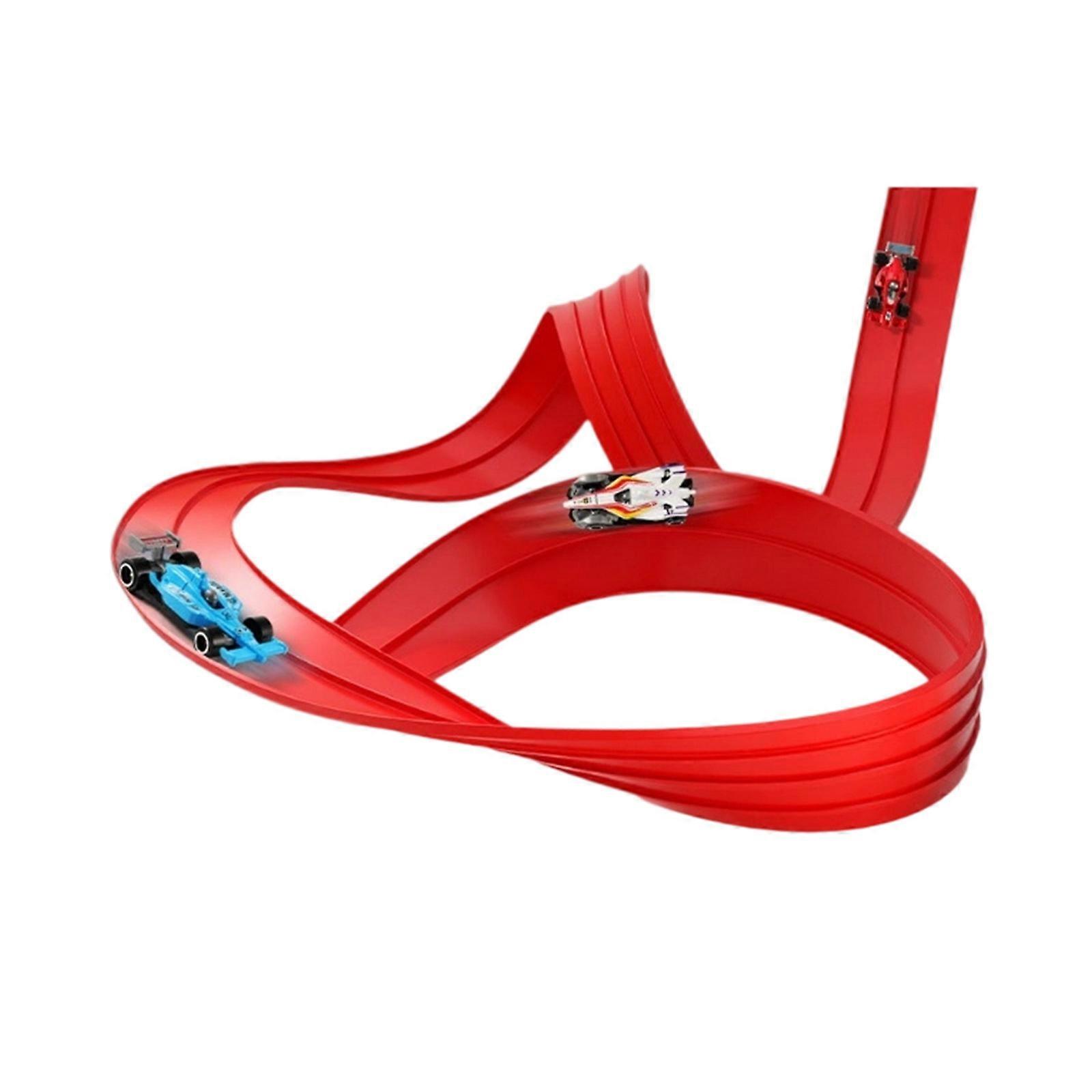 Assembly Gravities Powered Racing Track Car Toy With Customizable Track For Kids STEM Learning Craft Ability Improve Multicolor