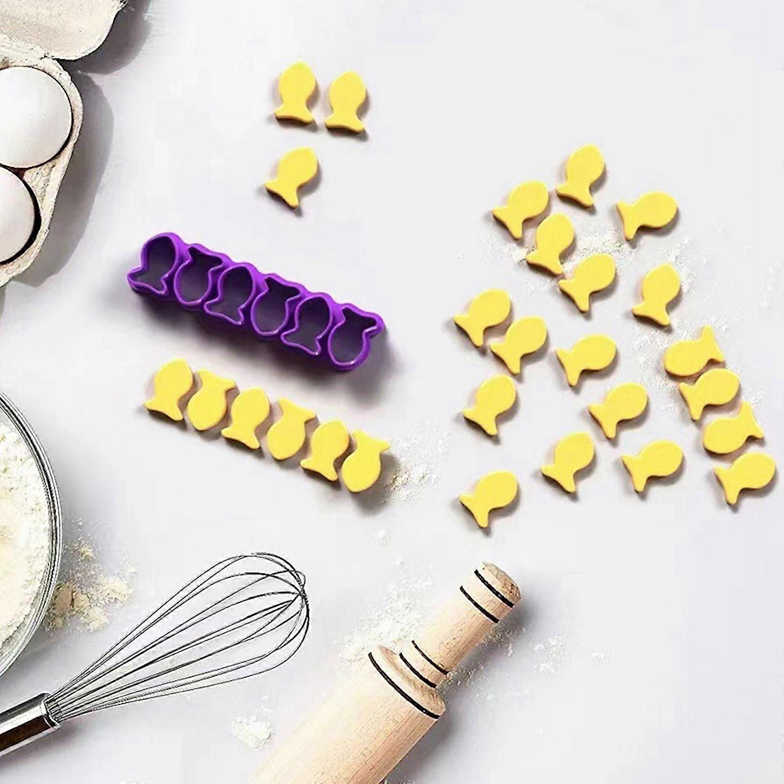 Mini Goldfish Cookie Baking Mold Fish Shape Snack Baking Mold Fish Shape Cookie Cutter