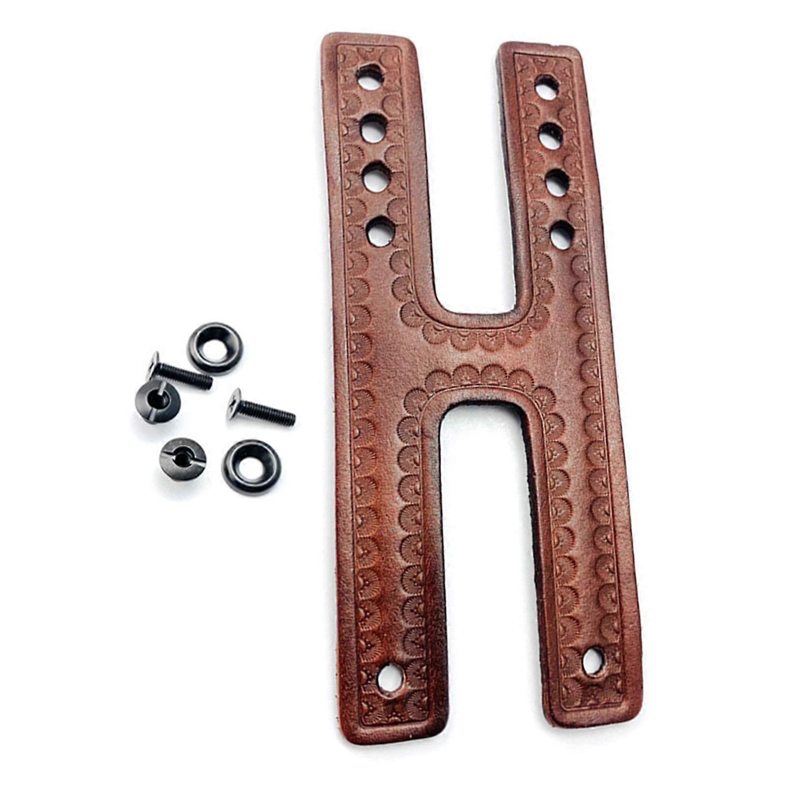 Leather IWB Belt Rings Waist Rings Double Straps Screws Kit For Cutter Sheath Scabbard Holsters Making Hardware Parts  Brown