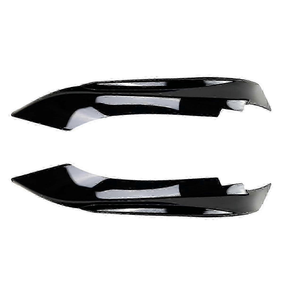 w BMW 4 Series F32 F33 F36 2014-2020 Front Bumper Lip Splitter Diffuser PP Plastic No-Cut Fit