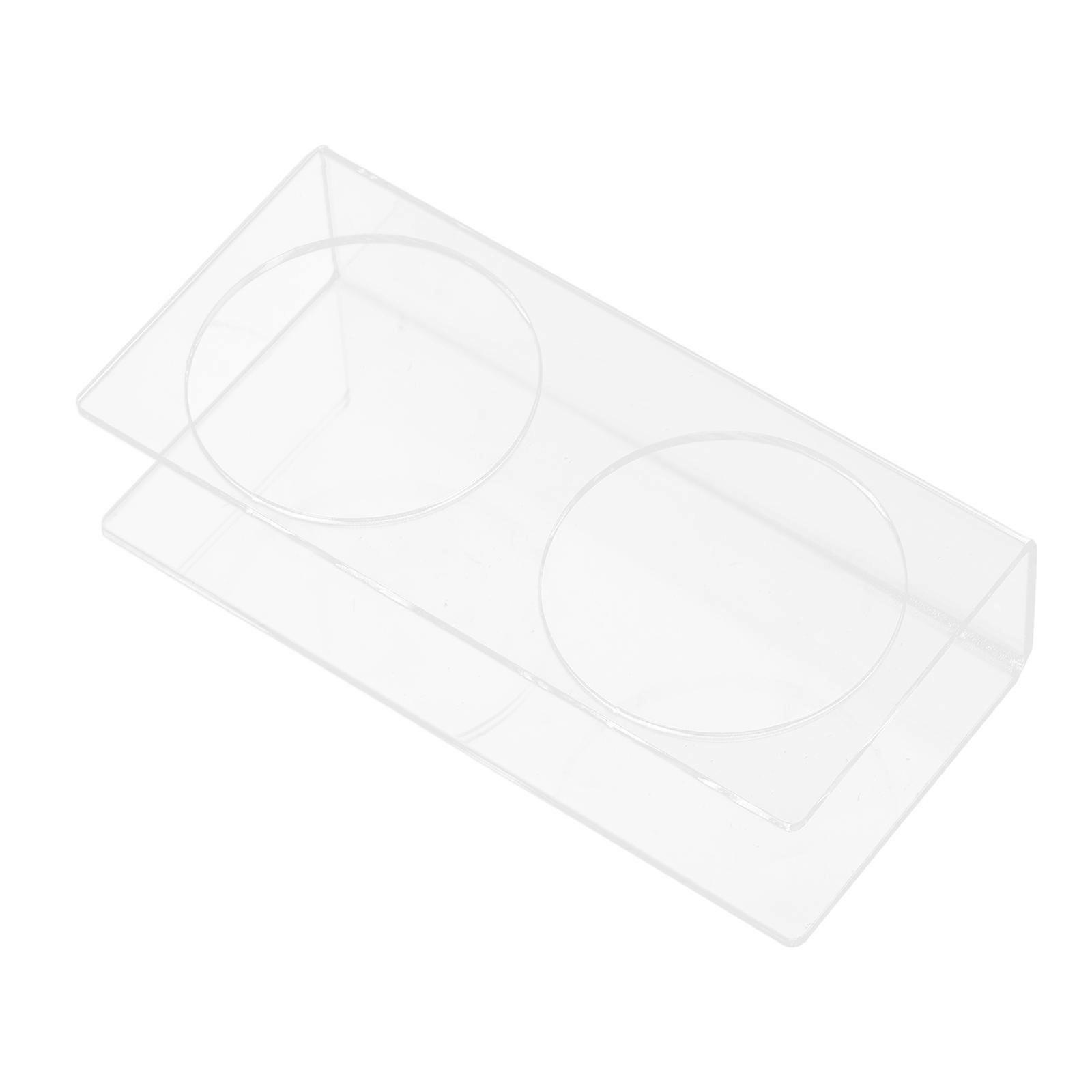 Drinks Cup Stand Transparent Water Bottle Holder Home Use 17x8x4.5cm Flexible Function 1Pack