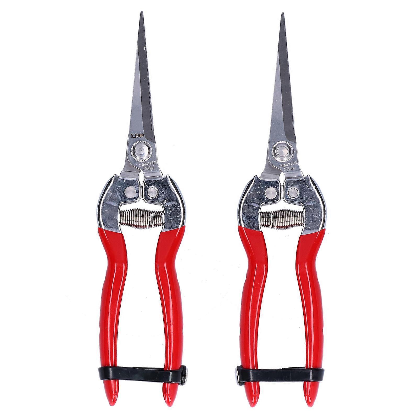 Scissors NonSlip Handle Fruit Picking Shears for Pruning Flower Branches and Gardening Pruning