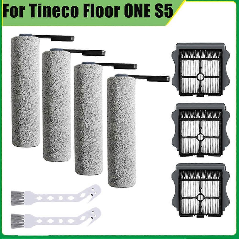 För Tineco Stretch Floor ONE S5 Golvskurmaskin Tillbehör Rullborste Filterbyte Borste