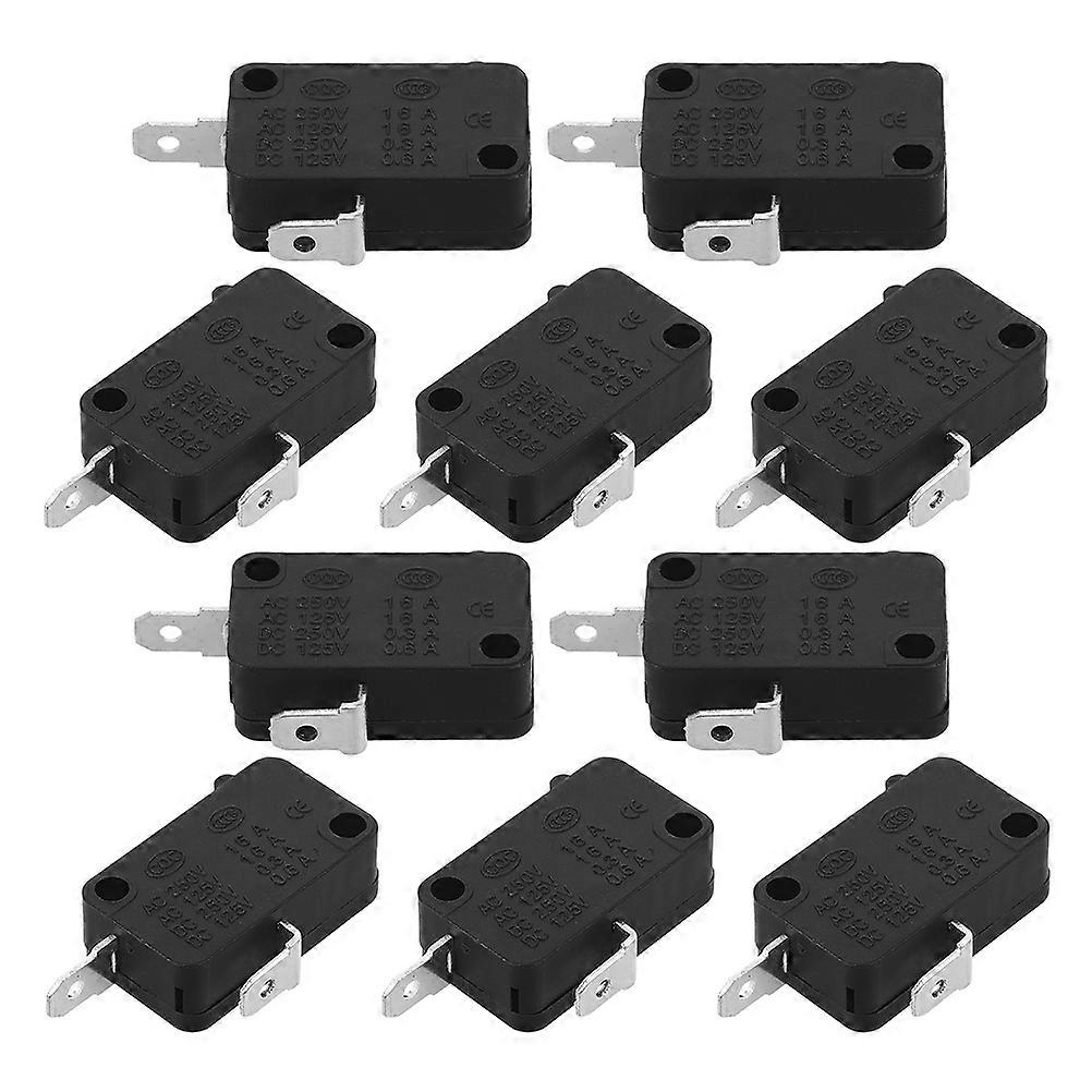 10Pcs Microwave Oven Door Switch Replacement Part for Reliable Kitchen Use