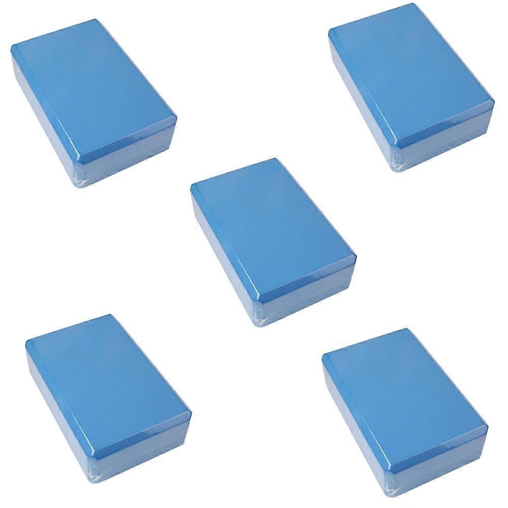 Yoga Blocks Cube Bricks Reinforcement Mat Light Blue