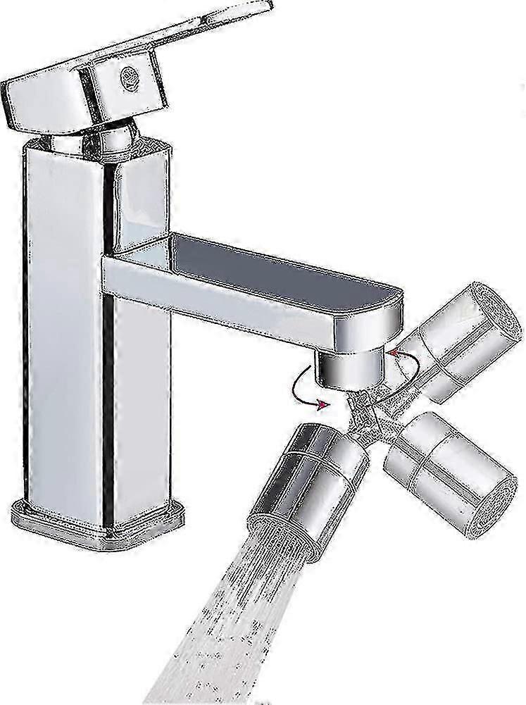 2 Adjustable Faucet Aerator Modes. 720 Degree Wide Angle Head Kitchen Faucet