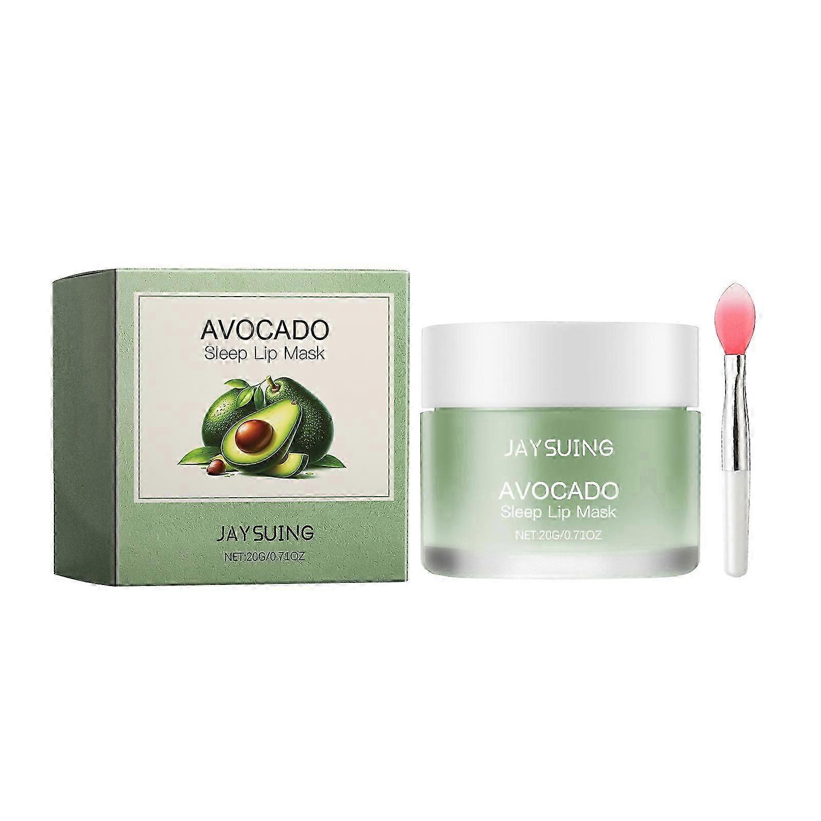 Avocado Sleep Lip Mask  Deep Hydration, Reduces Lines  Youthful Lips Overnight