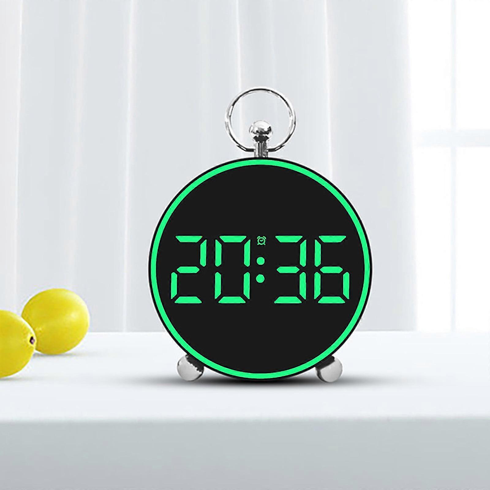 Txmfgh LED Alarm Clock: Electronic Bedside Clock with Temperature Display, Ideal for Home Use