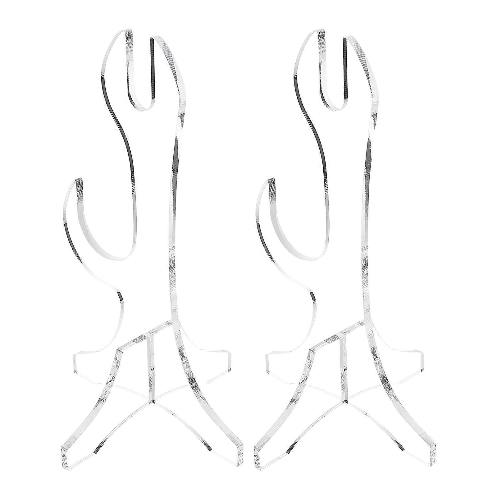 Martial Arts Display Stand With Dual-Layer Design For Home Decor Elegant Transparent 8 Pcs Storage Solution