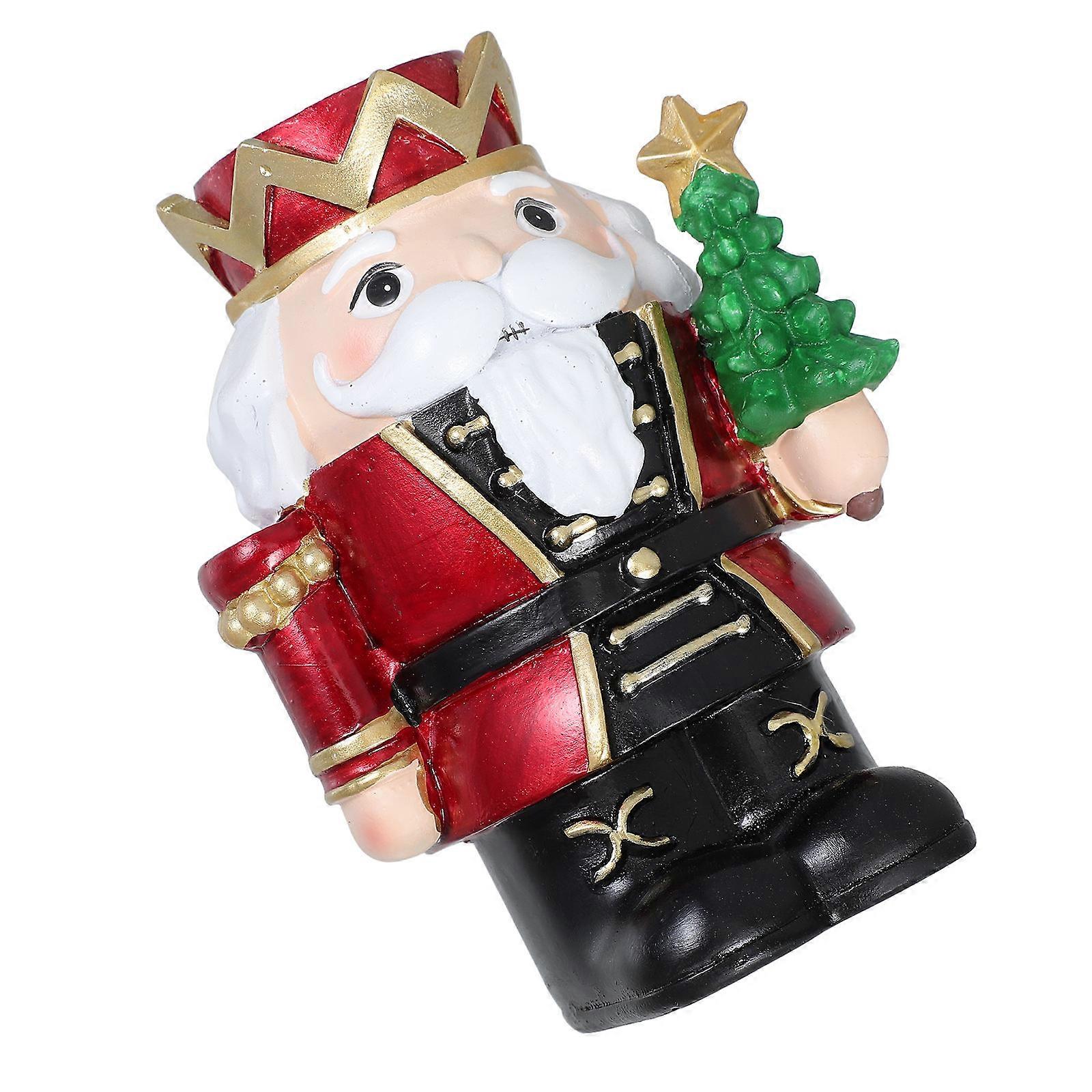 Nutcracker Shape Taper Candle Holder For Dinning Party Table Decoration Multi Color 1Set