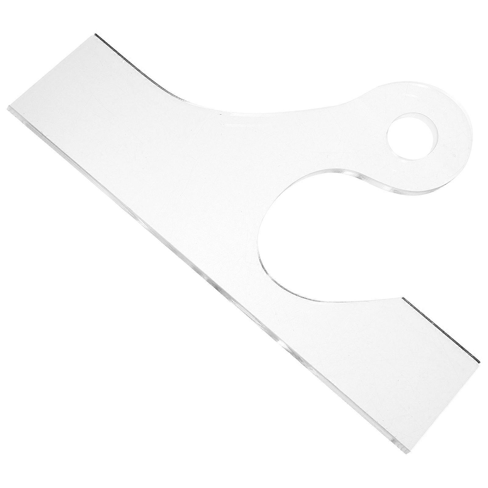 Cutting Board Handle Template Acrylic Tool for DIY Use 2Pcs Transparent