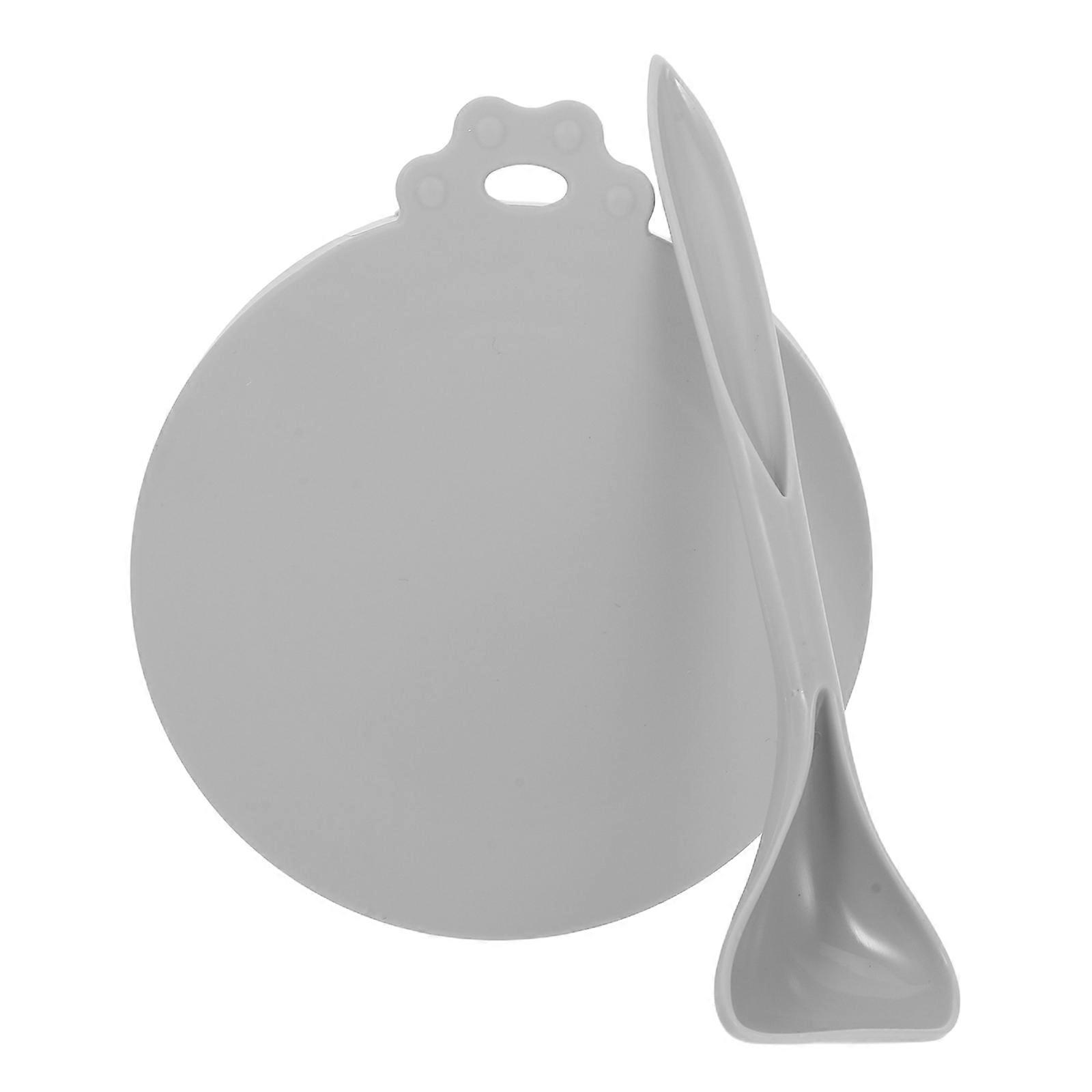 Silicone Pet Can Covers for Cup Use Spill Proof with Spoon