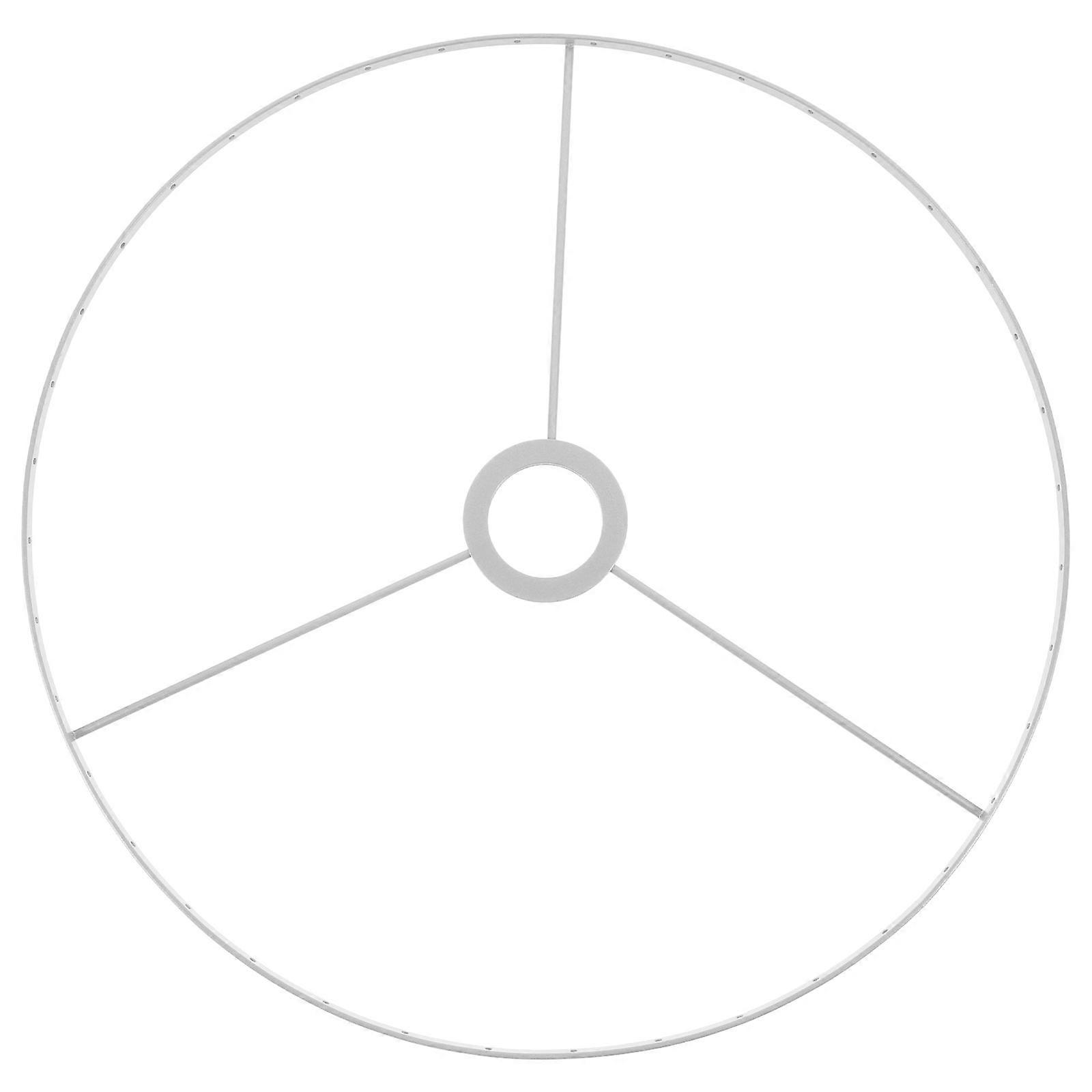 Lamp Shade Metal Lampshade Frame for Lights White Robust Iron Frame