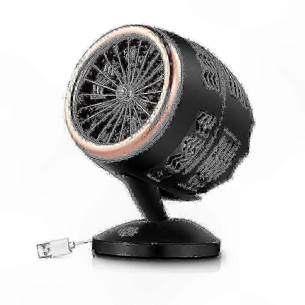 Portable USB-Powered Heater Fan with Thermostat for Home Use, 350W Fast Heating