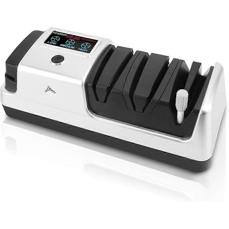 Electric  Sharpener with LCD Screen, 3-Stage Speed Adjustable  Sharpener for  Kitchen  Quick Sharpening ()