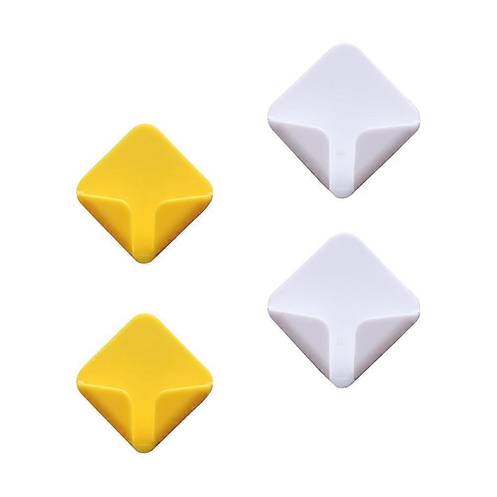 Plug Hanging Hooks for Home Organization 4Pairs Wall Storage Hooks