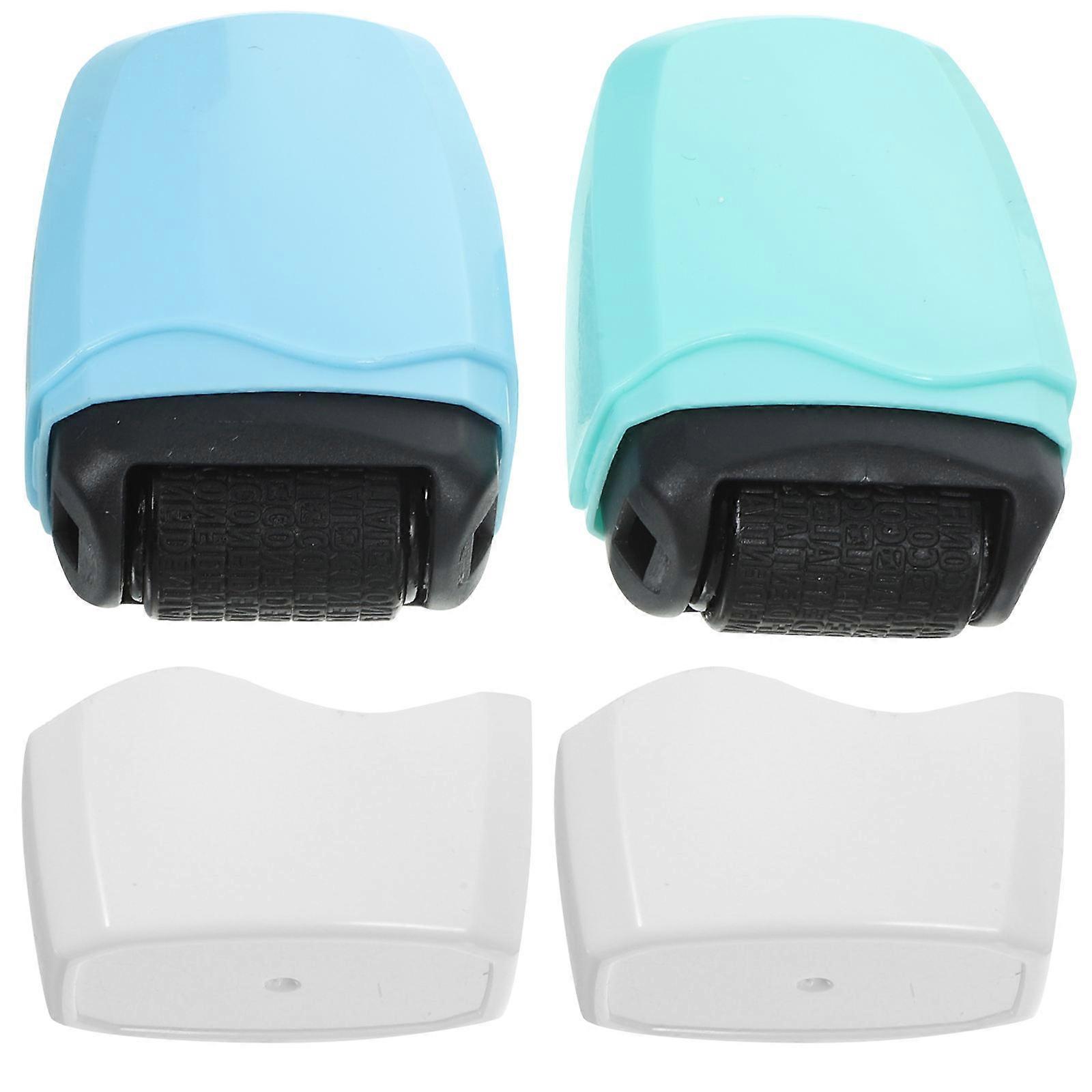 Privacy Multi-Function Roller Stamps for Convenient Use 10Pcs Set