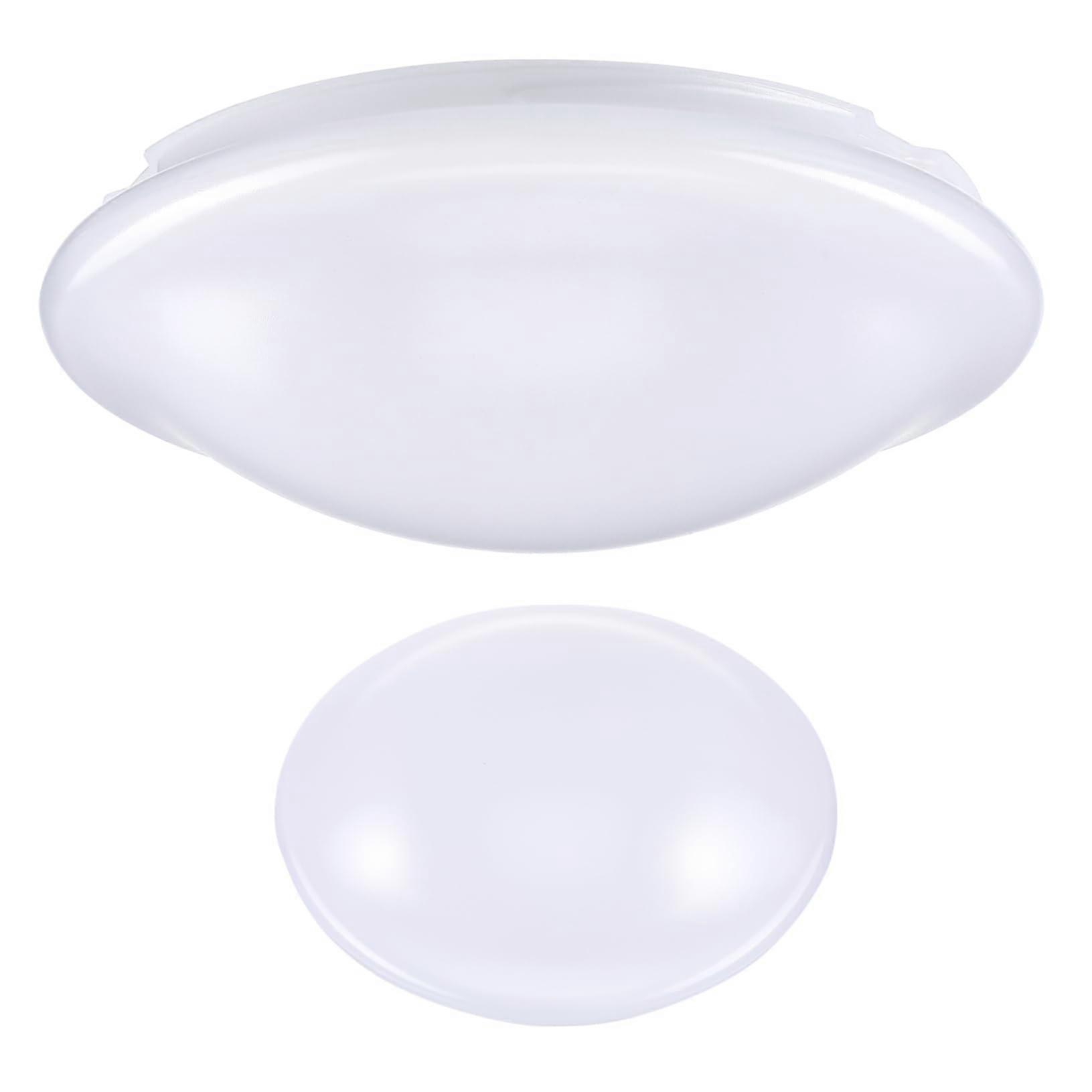Plastic Frosted Flush Mount Ceiling Light Shade Cover Replacement for Bedroom and Dining Room