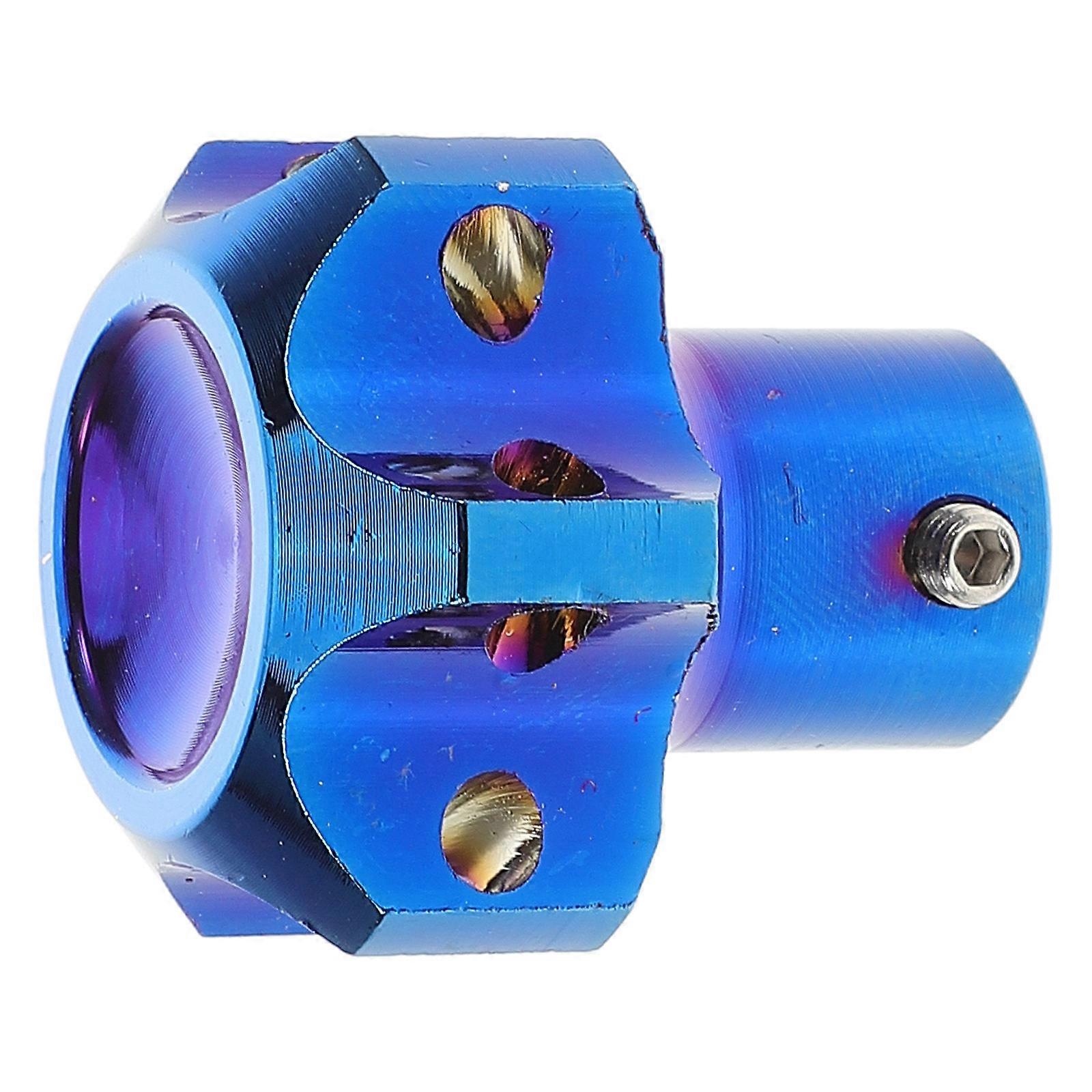 Durable Metal Motorcycle Key Cover with Stylish Burnt Blue Finish for Easy Installation and