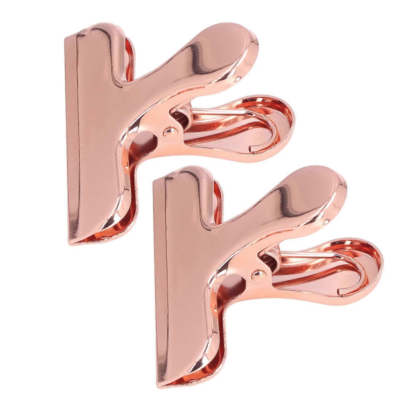 Clips 2 Pack Large Metal Strong Grip Durable Iron for Office and School