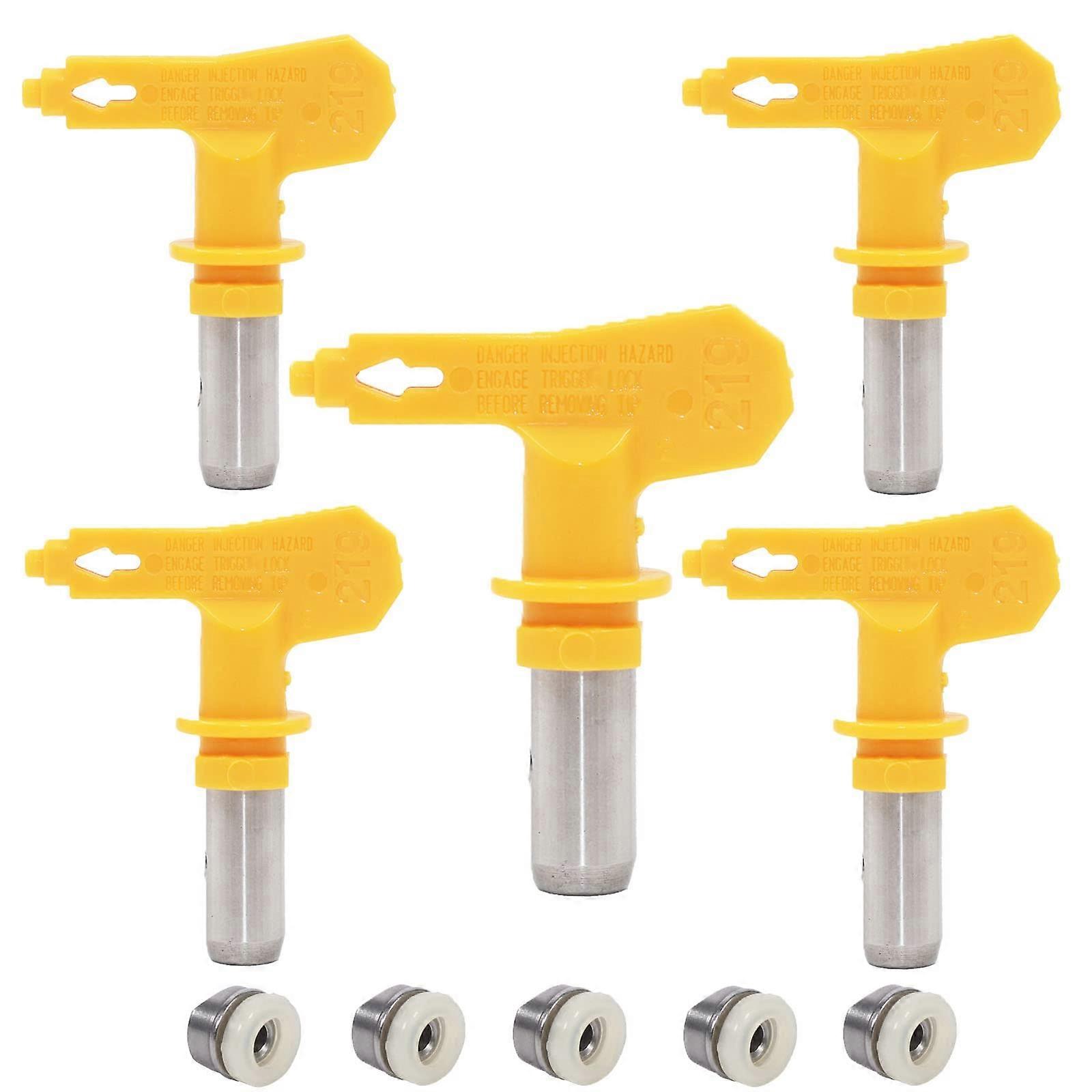 5 Pieces 311 Airless Paint Sprayer Tips Tungsten Steel Nozzles for Precise Smooth Coverage
