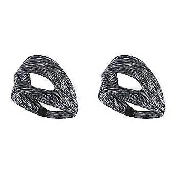 2X for Oculus Quest 2 Accessories VR Eye Mask Cover Breathable Sweat Band Virtual Reality Headset for Quest 2,Black