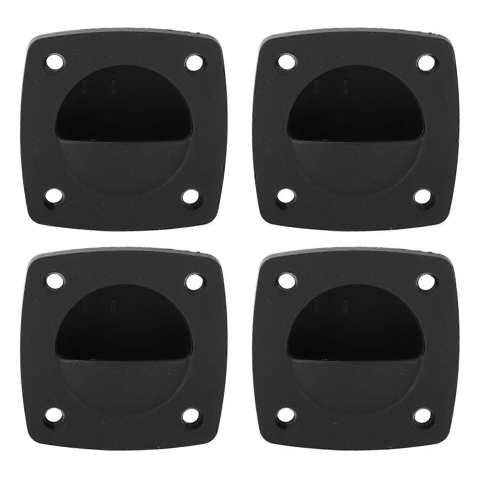 4PCS Nylon Boat Flush Pull Hatch Handle Marine Grade Ring for Locker Drawer Cupboard