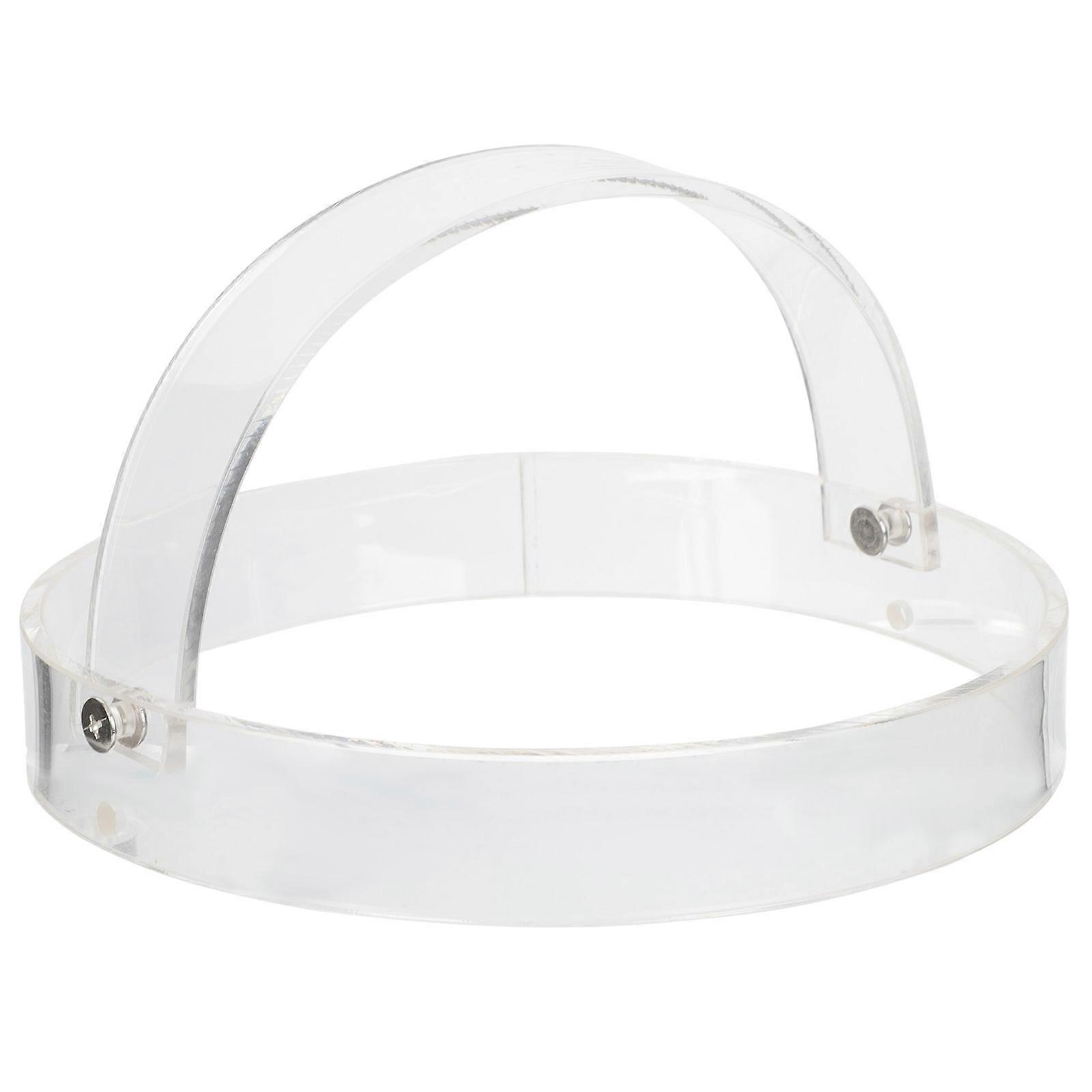 Hat Display Stand Acrylic Wig Holder for Display Transparent