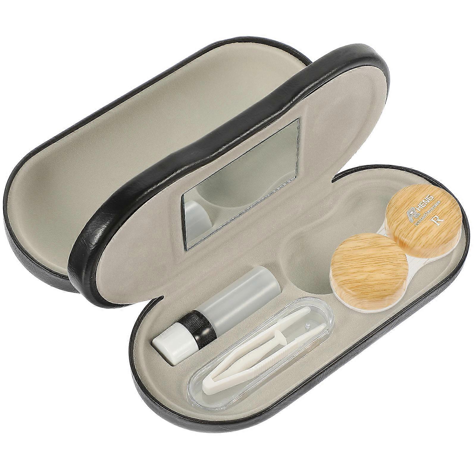 Glasses Case Offering Dual-Use Function with 1Set Organizer