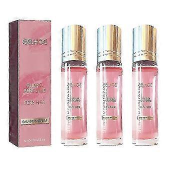 3 szt. perfum w płynie dla kobiet o naturalnym zapachu kwiatowym, długotrwały olejek eteryczny, 10 ml