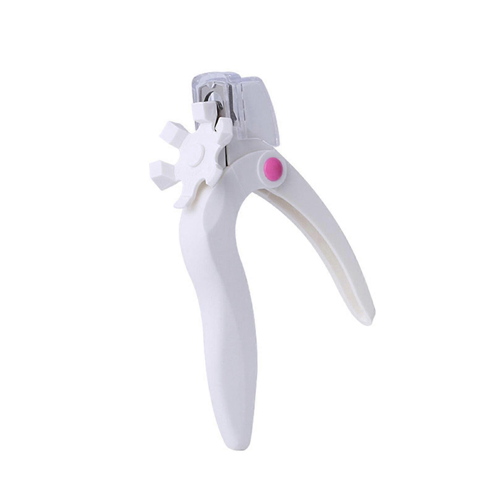 Acrylic Nail Clipper Adjustable Stainless Steel Trimmer for Precise Length Control and Smooth Cuts