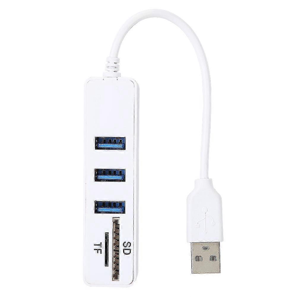 Multi USB 2.0 Hub High Speed Spliter Adapter Ports Multifunctional SD TF Card Reader