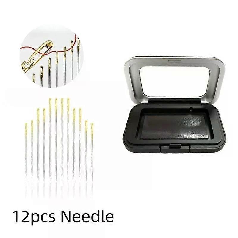 Magnetic Needle Suction Box Sewing Tools Rectangular Sewing Accessories  Sewing Kit Cross Stitch DIY Beading Threading Needle