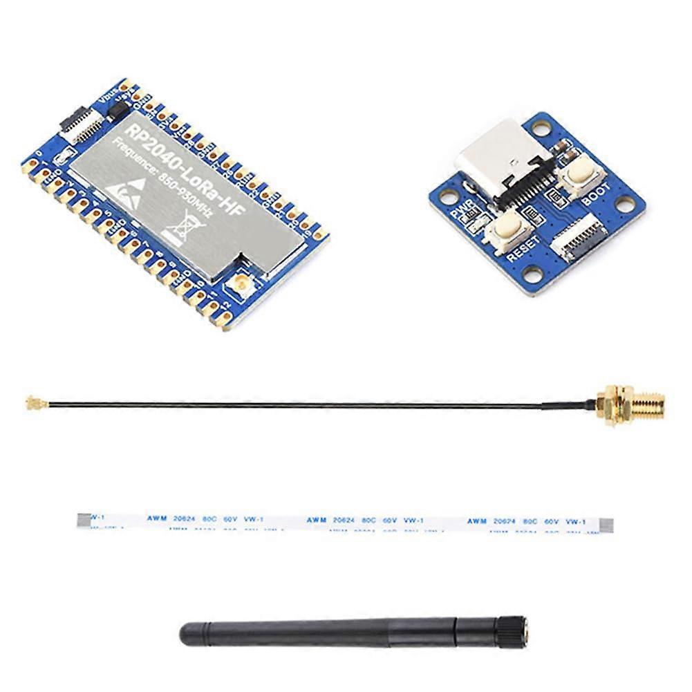 LoRa Development Board RP2040 Microcontroller SX1262 915MHz DualCore ARM USB TypeC Kit