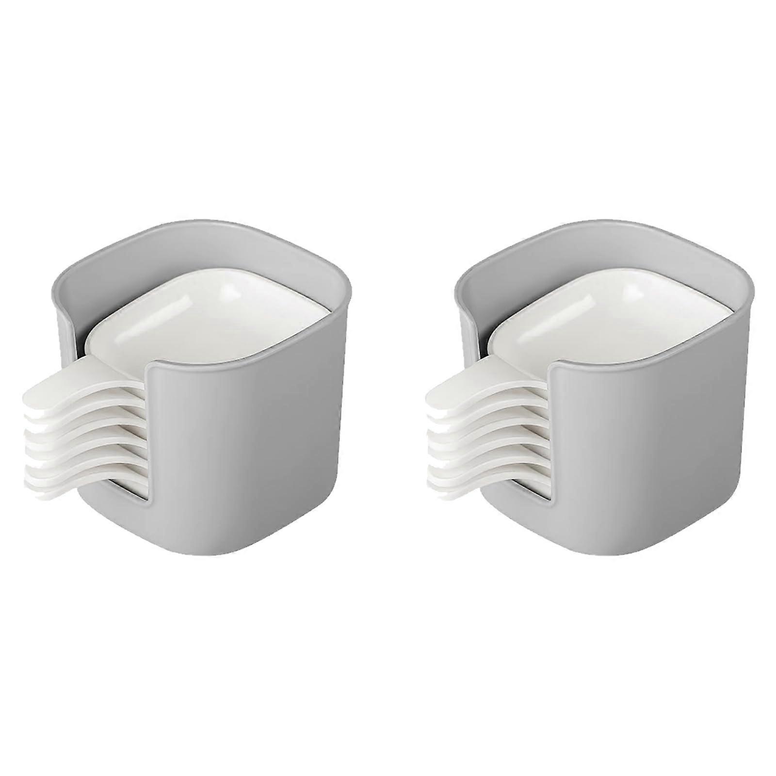 Condiment Serving Plates with MultiCompartment Design, Stackable and Dishwasher Safe for Camping